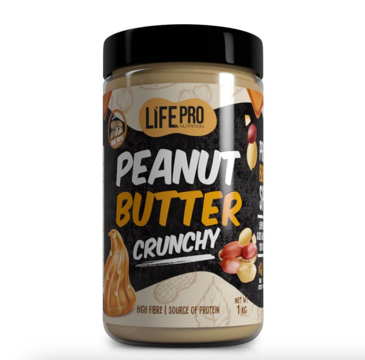 Peanut Butter Crunchy 1kg - Crema de Cacahuete Crujiente - NUTRIFIT