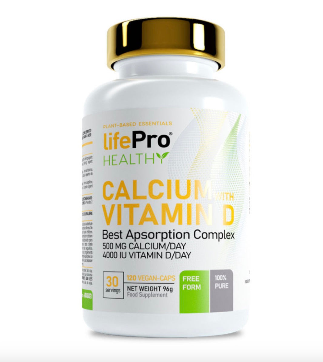Calcium + Vitamin D 120 Cápsulas