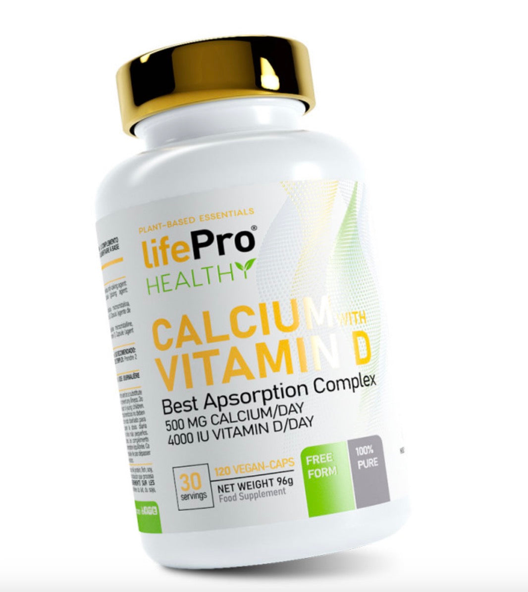 Calcium + Vitamin D 120 Cápsulas