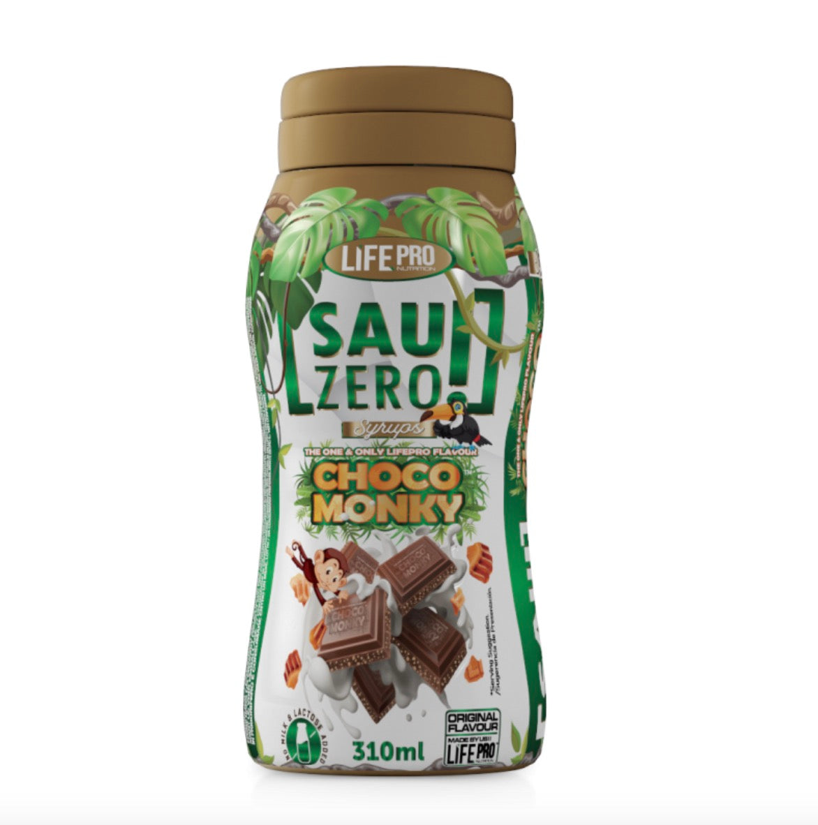 Sauzero Zero Calories Choco Monky 310ml