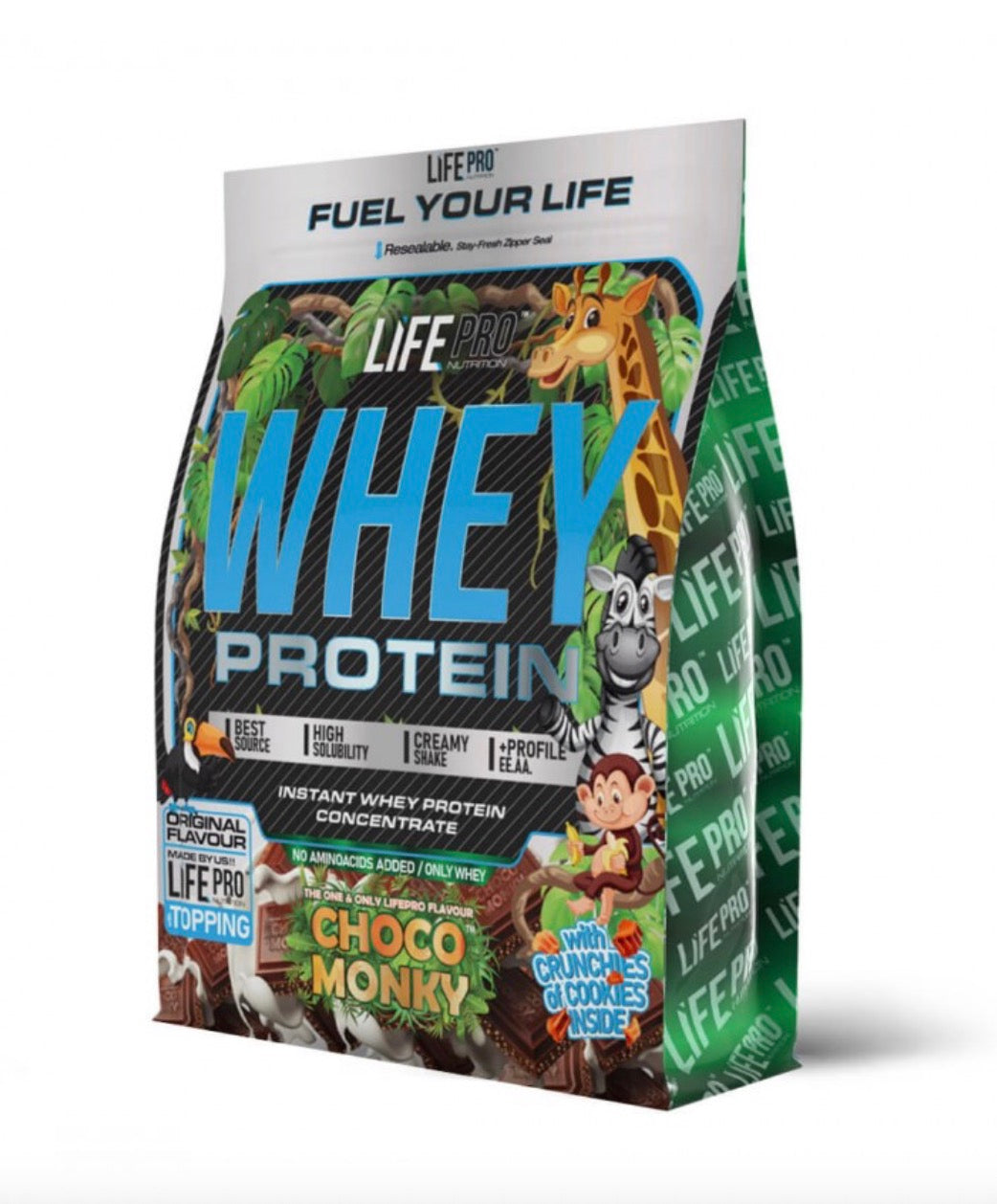 Whey Protein Choco Monky 1kg - Bag Edition