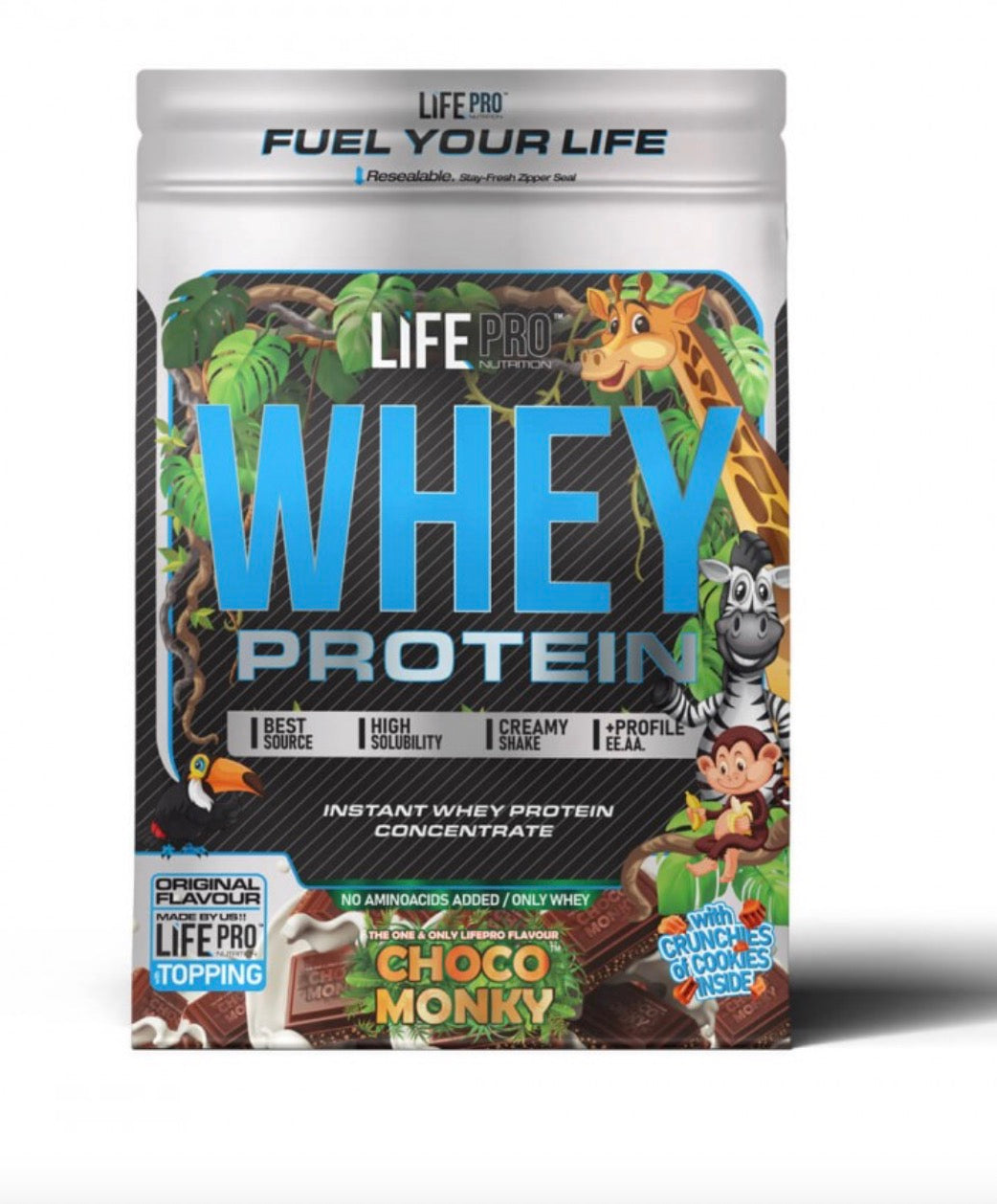 Whey Protein Choco Monky 1kg - Bag Edition