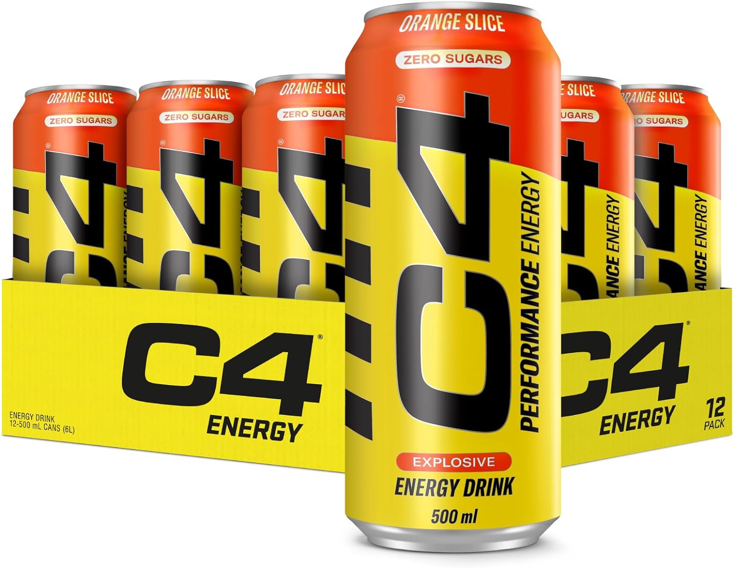 C4 Original - Bebida energética gaseosa con cafeína