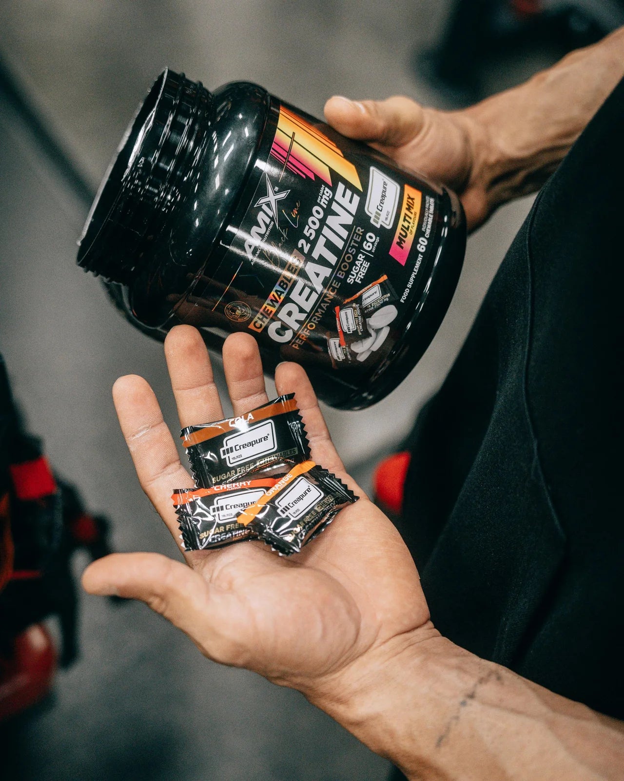 Creatina Creapure formato masticable - 60 Cápsulas