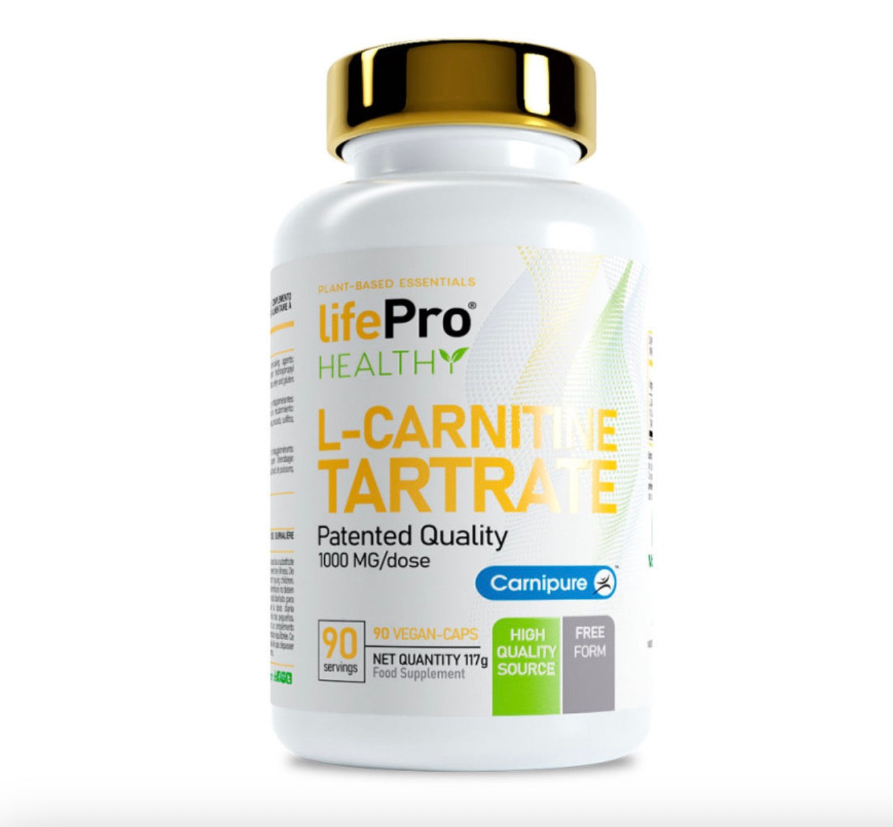 Life Pro Carnitine 1000 Carnipure 90 Caps