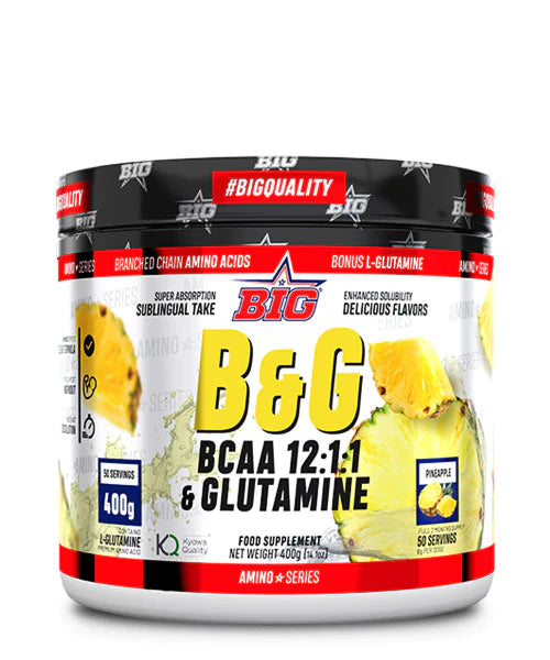 B&G BCAA 12:1:1 + Glutamina - 400g Big