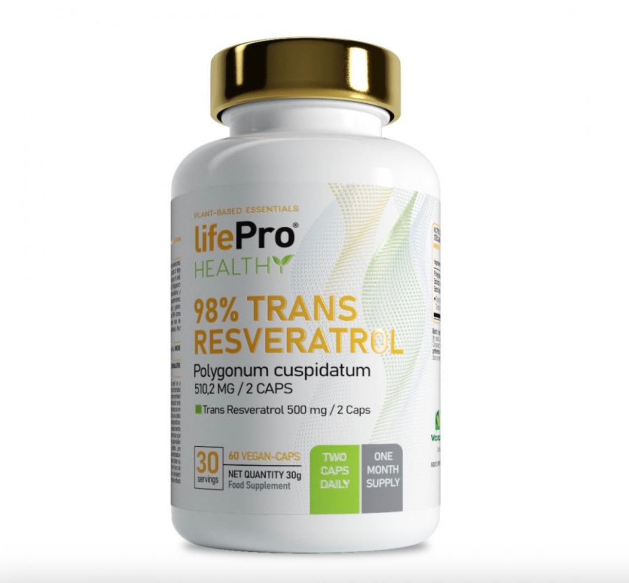 Life Pro Trans Resveratrol 98% 60 Caps