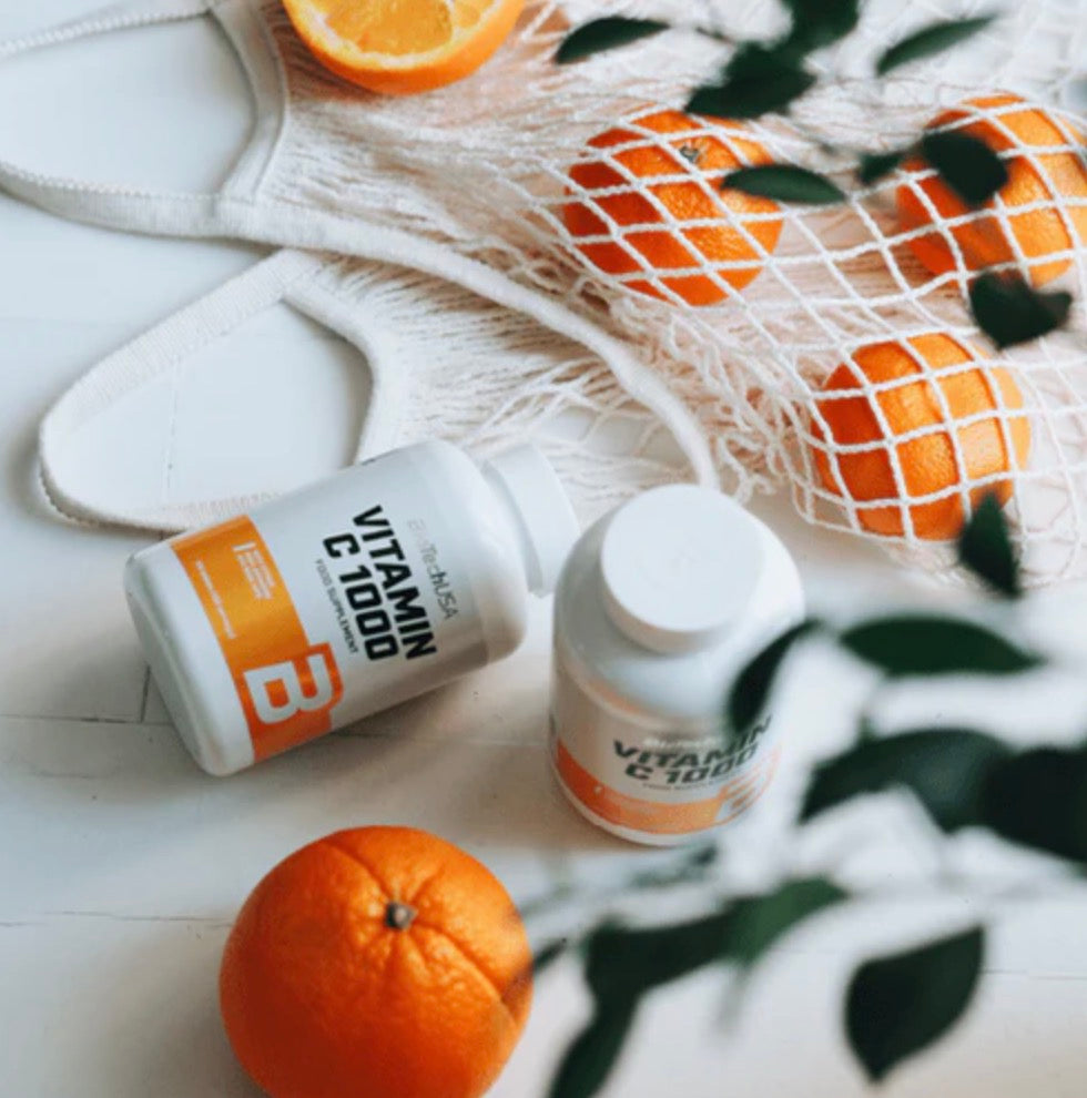 Vitamin C 1000mg - BiotchUSA - 100 Cápsulas