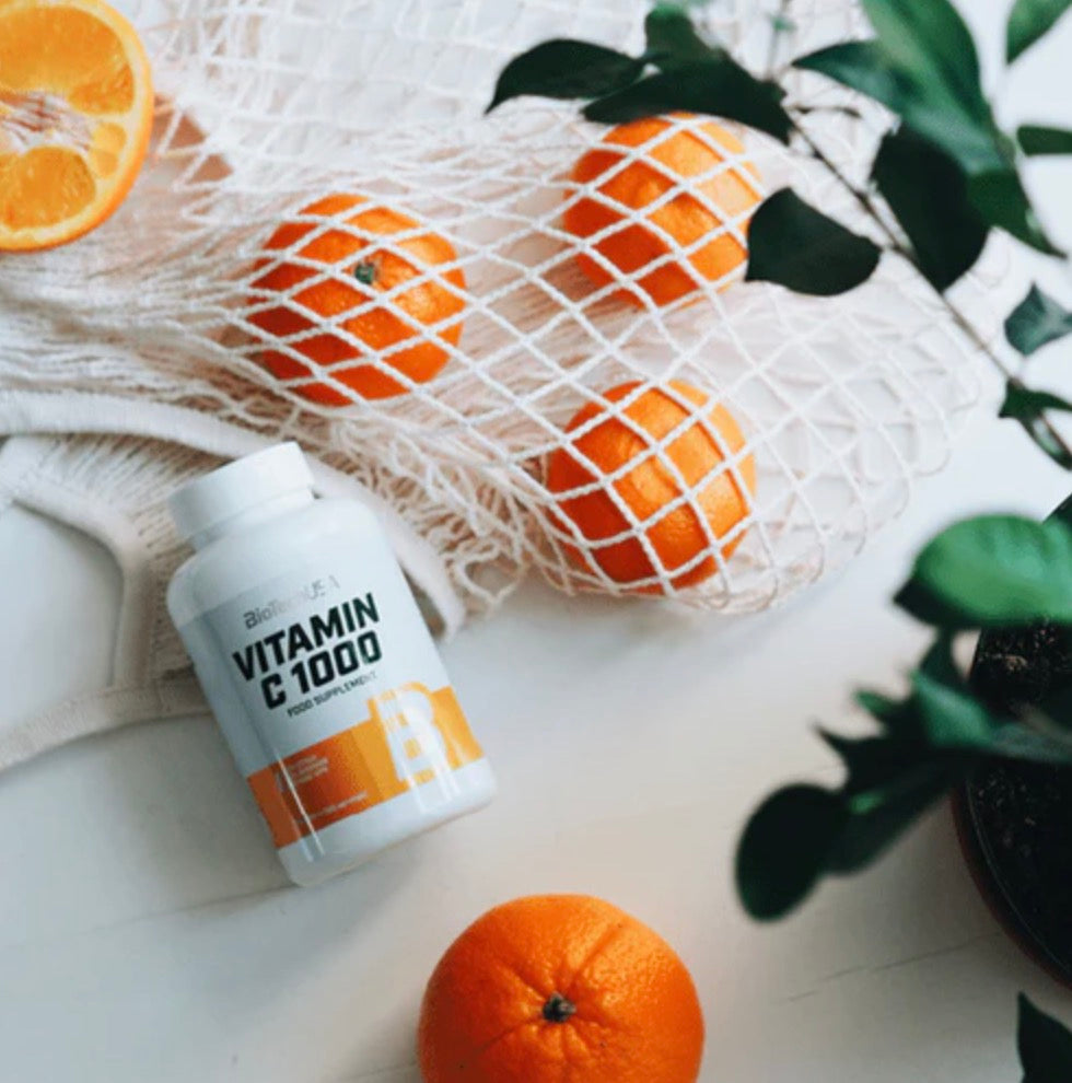 Vitamin C 1000mg - BiotchUSA - 100 Cápsulas