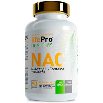 Life Pro Essentials NAC 90 Caps - N-Acetyl L-Cysteine - NUTRIFIT