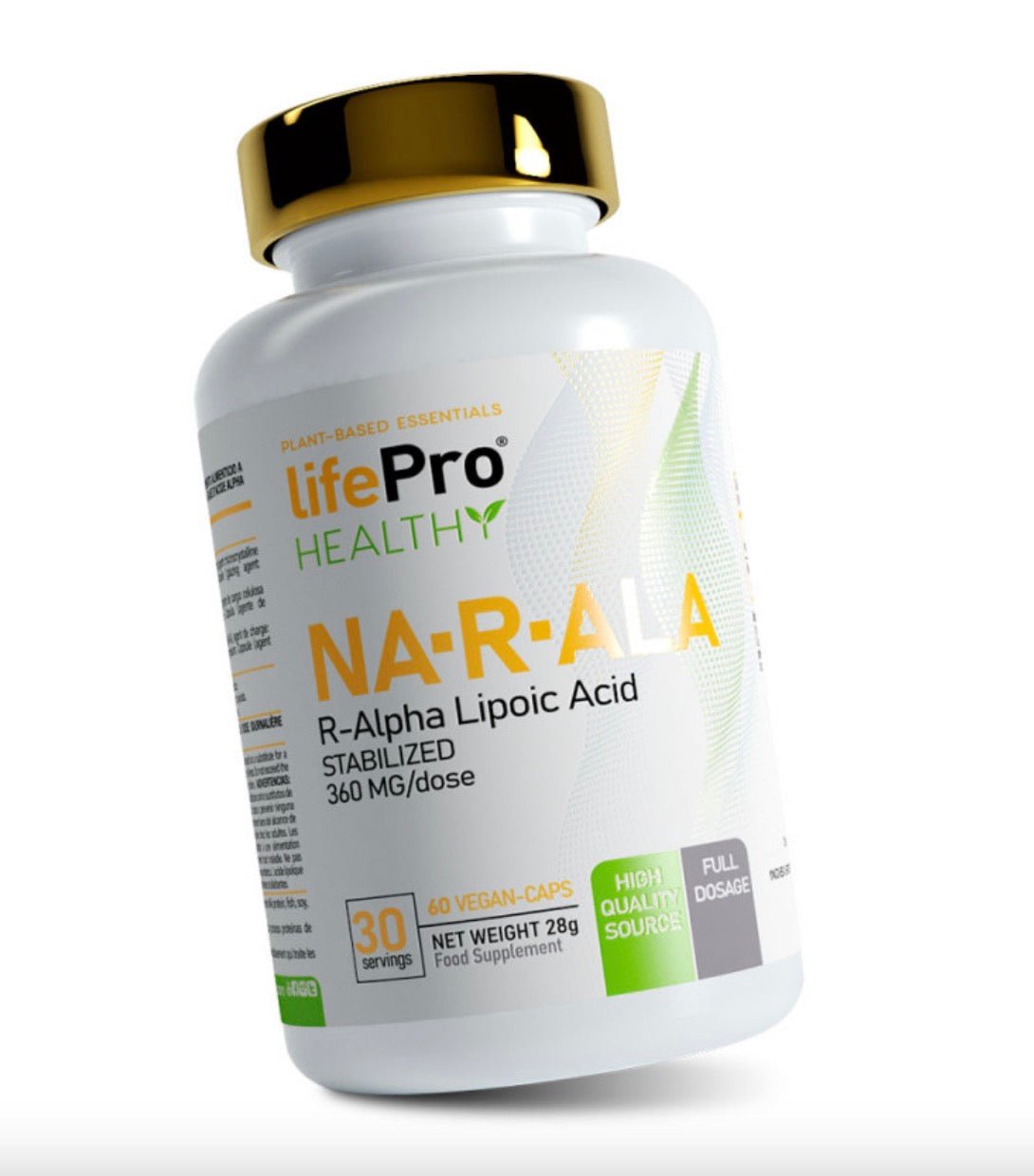 Na-R-Ala 60caps - Ácido R-Alfa Lipoico - NUTRIFIT