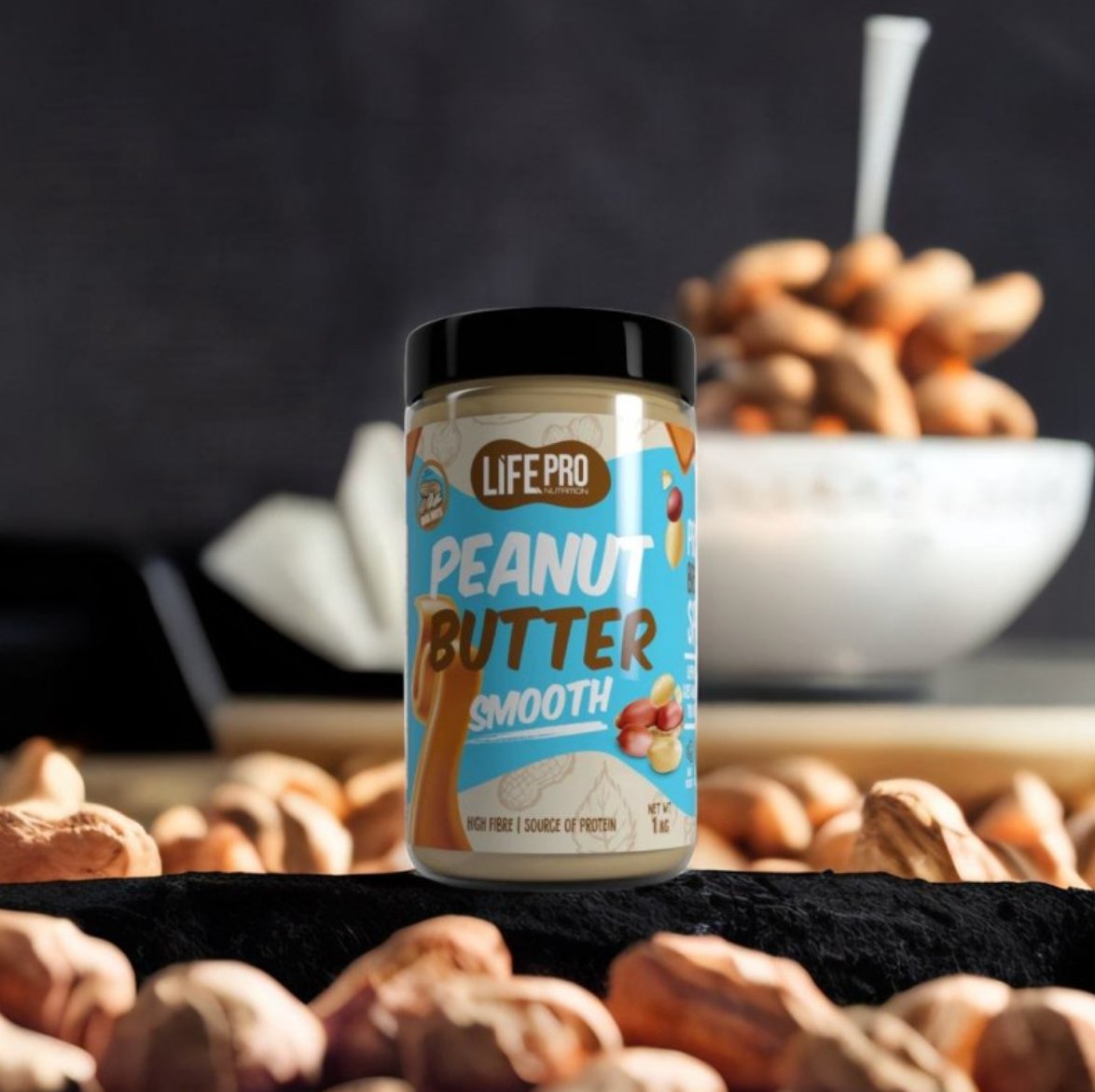 Peanut Butter Smooth 1kg - Crema de Cacahuete - NUTRIFIT