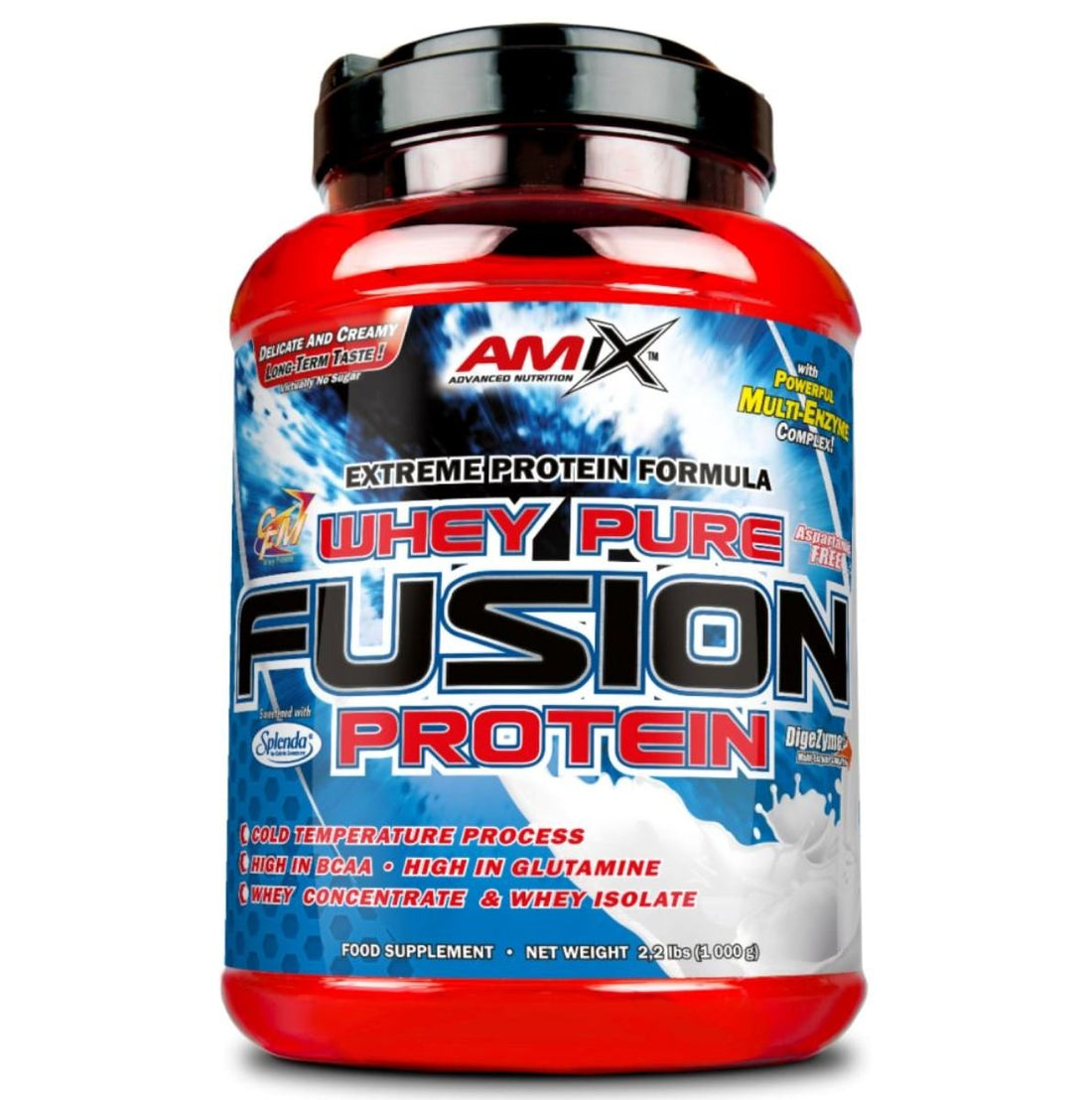 Whey Pure Fusion Protein 1kg - Amix - NUTRIFIT